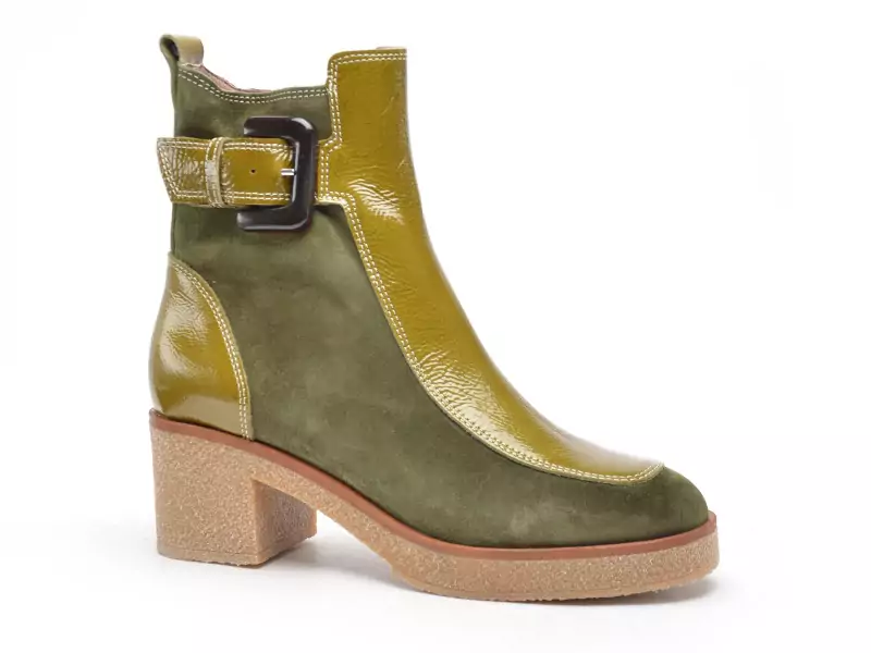 Minka EMOGI Vert Boots et Bottines à Talons Femme