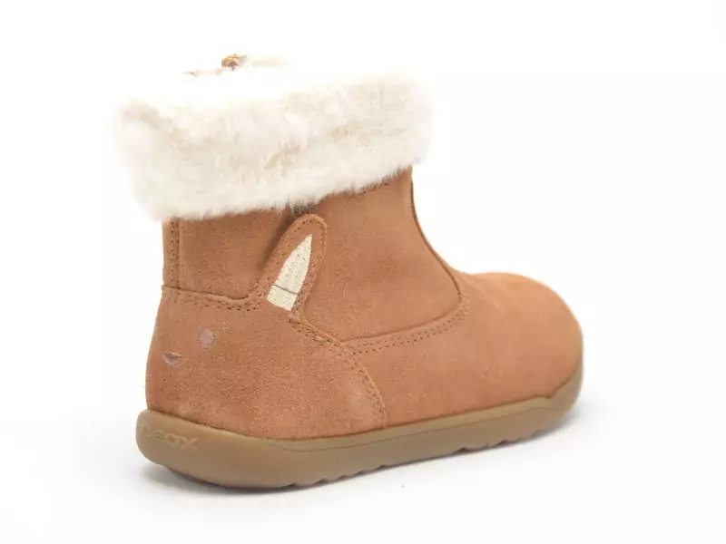 Geox B MACCHIA GIRL B564PA Marron Boots et Bottes Fille
