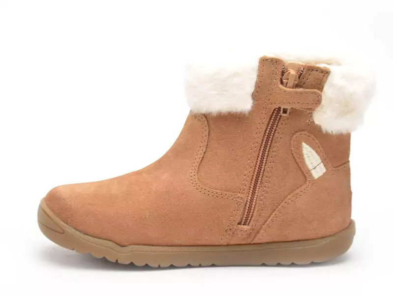 Geox B MACCHIA GIRL B564PA Marron Boots et Bottes Fille