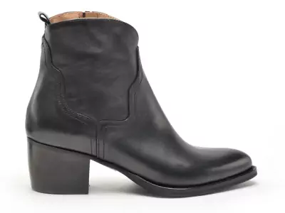 MELYNA Noir Boots et Bottines à Talons Femme