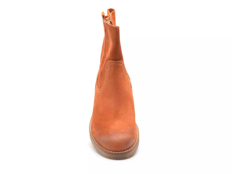 Minka LASARO Orange Boots et Bottines à Talons Femme