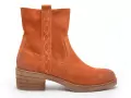 Minka LASARO Orange Boots et Bottines à Talons Femme