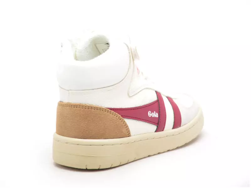 Gola TALON CKA540 Blanc Baskets Montantes Fille