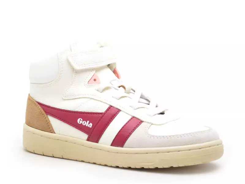 Gola TALON CKA540 Blanc Baskets Montantes Fille