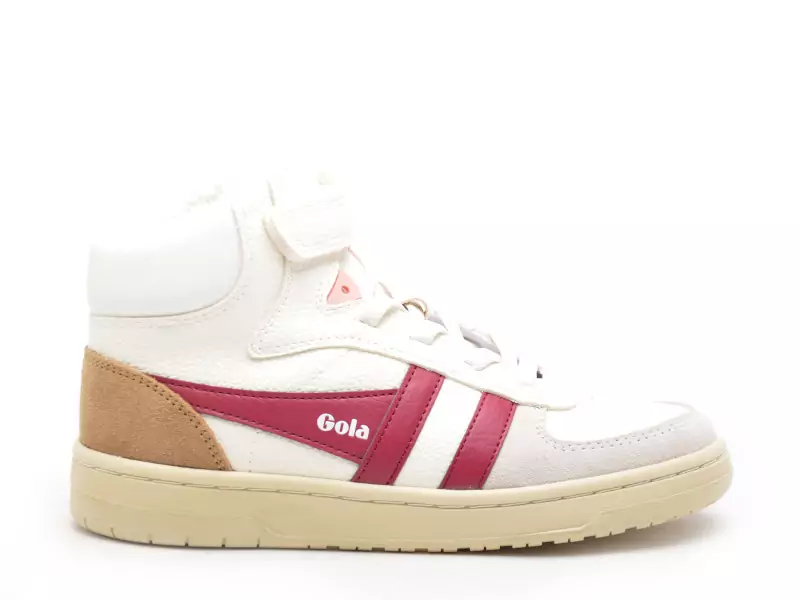 Gola TALON CKA540 Blanc Baskets Montantes Fille