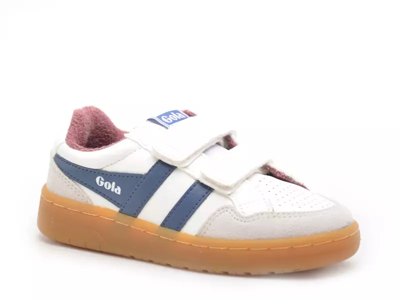 Gola EAGLE STRAP CKA530 Blanc Baskets Basses Garçon