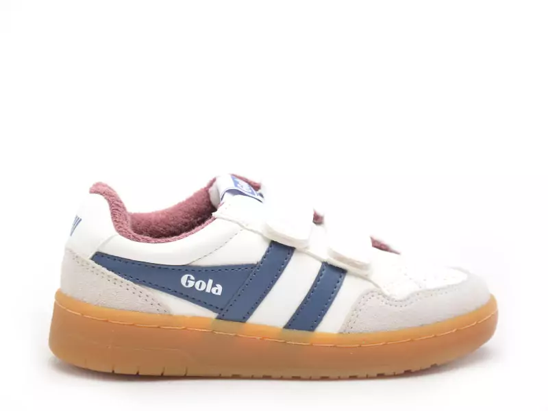 Gola EAGLE STRAP CKA530 Blanc Baskets Basses Garçon