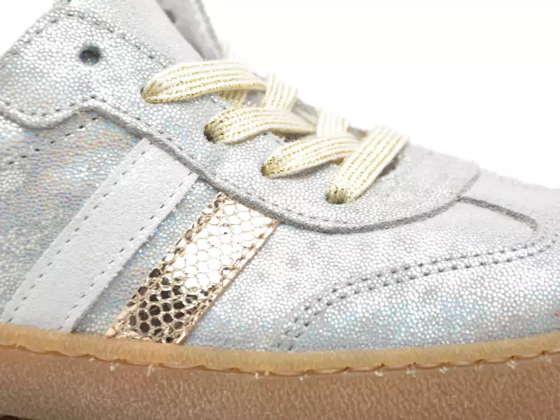 Bopy SARAMBARE Argent Baskets Basses Fille