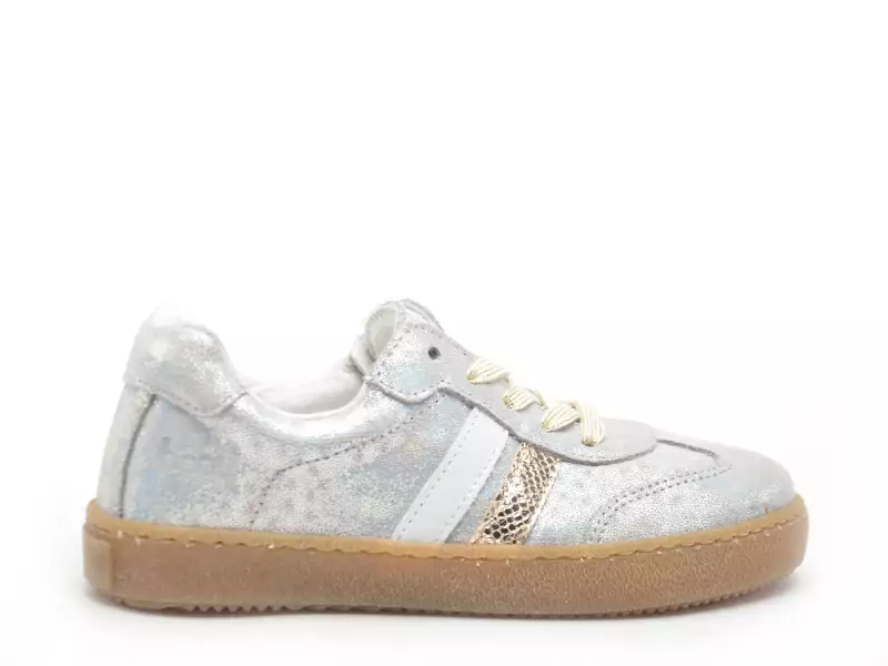 Bopy SARAMBARE Argent Baskets Basses Fille
