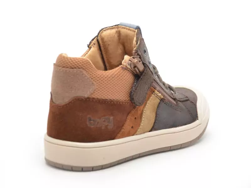 Bopy VOLT Marron Baskets Montantes Garçon