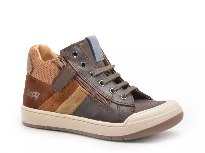 Bopy VOLT Marron Baskets Montantes Garçon