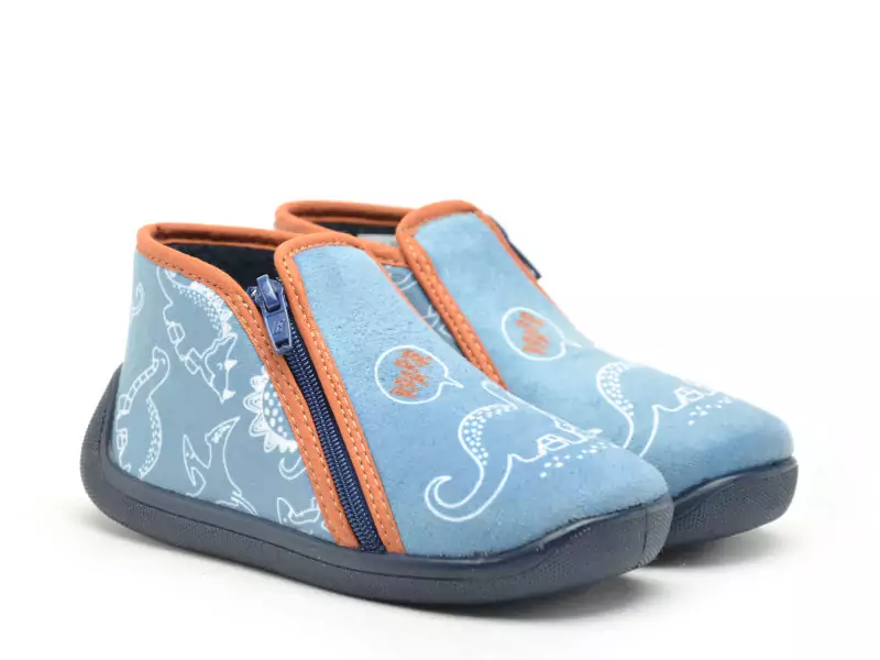 Bossi GRAFF SB 1176 Bleu Chaussons Garçon