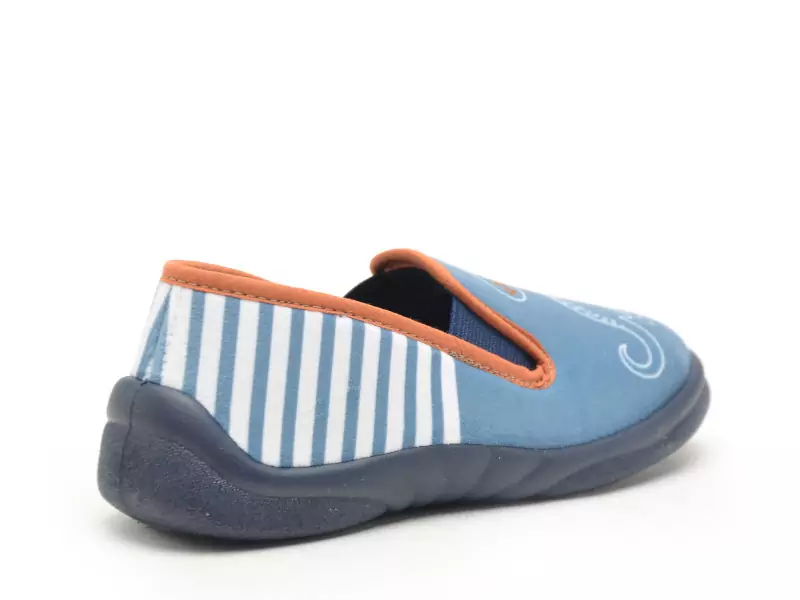 Bossi GENTIL SB 1167 Bleu Chaussons Garçon