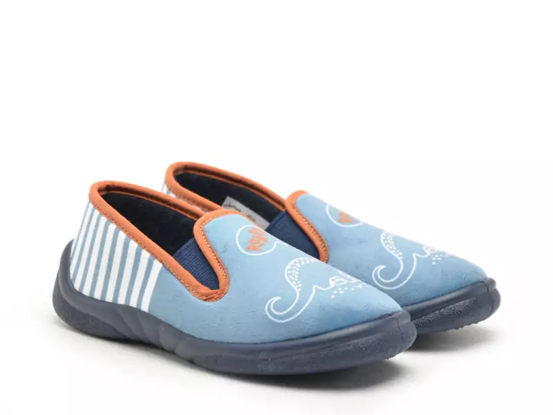 Bossi GENTIL SB 1167 Bleu Chaussons Garçon