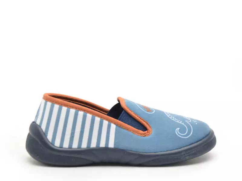 Bossi GENTIL SB 1167 Bleu Chaussons Garçon