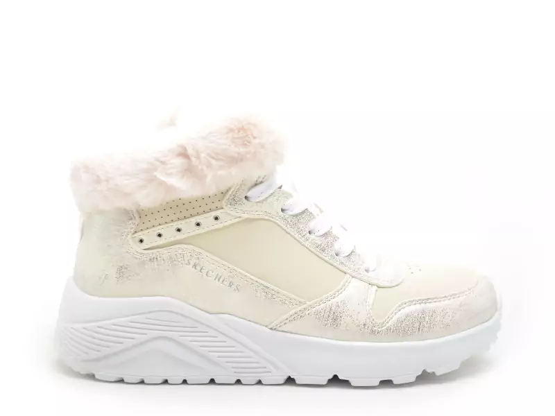 Skechers 310396L Beige Basket Montante Femme