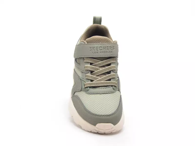 Skechers 403640L Kaki Baskets Basses Garçon
