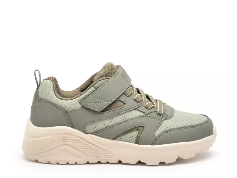 Skechers 403640L Kaki Baskets Basses Garçon