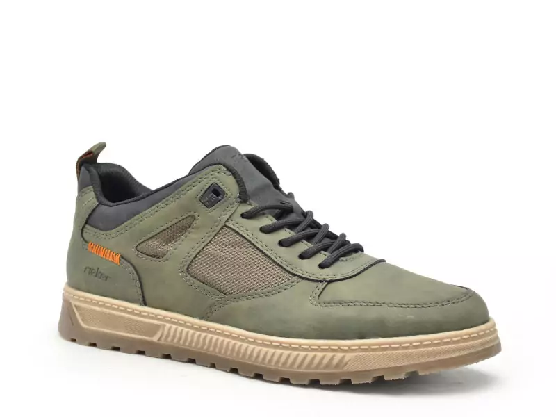 Rieker 37004 Kaki Baskets Basses Homme