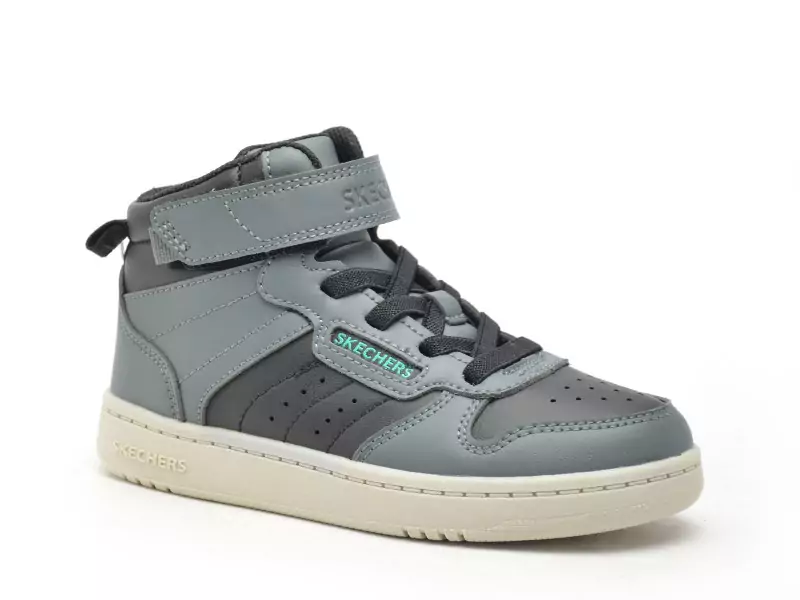 Skechers 405636L Noir Baskets Montantes Garçon