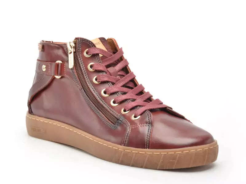 Pikolinos LANZAROTE W7B8868 Bordeaux Basket Montante Femme