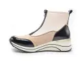 Remonte D0T78 Beige Boots et Bottines à Talons Femme