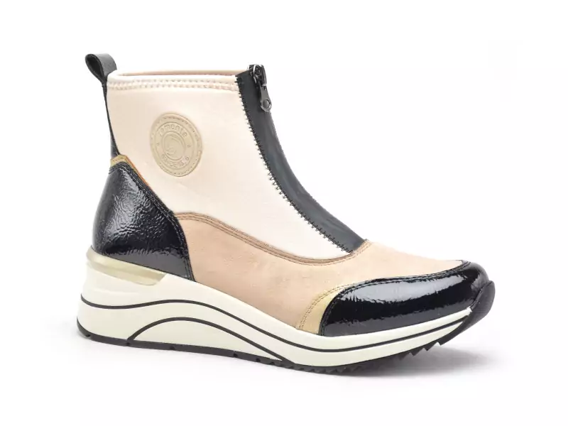 Remonte D0T78 Beige Boots et Bottines à Talons Femme