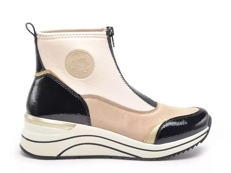 Remonte D0T78 Beige Boots et Bottines à Talons Femme