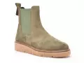 Coco Abricot EBERBACH Kaki Boots et Bottines à Talons Femme
