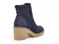 Coco Abricot ESTOHER Bleu Boots et Bottines à Talons Femme