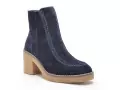 Coco Abricot ESTOHER Bleu Boots et Bottines à Talons Femme