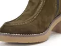 Coco Abricot ESTOHER Kaki Boots et Bottines à Talons Femme