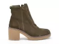 Coco Abricot ESTOHER Kaki Boots et Bottines à Talons Femme