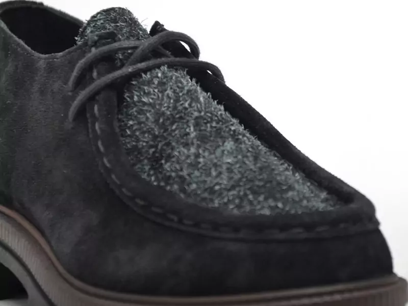 Coco Abricot ECAILLON Noir Mocassins Femme