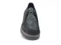 Coco Abricot ECAILLON Noir Mocassins Femme