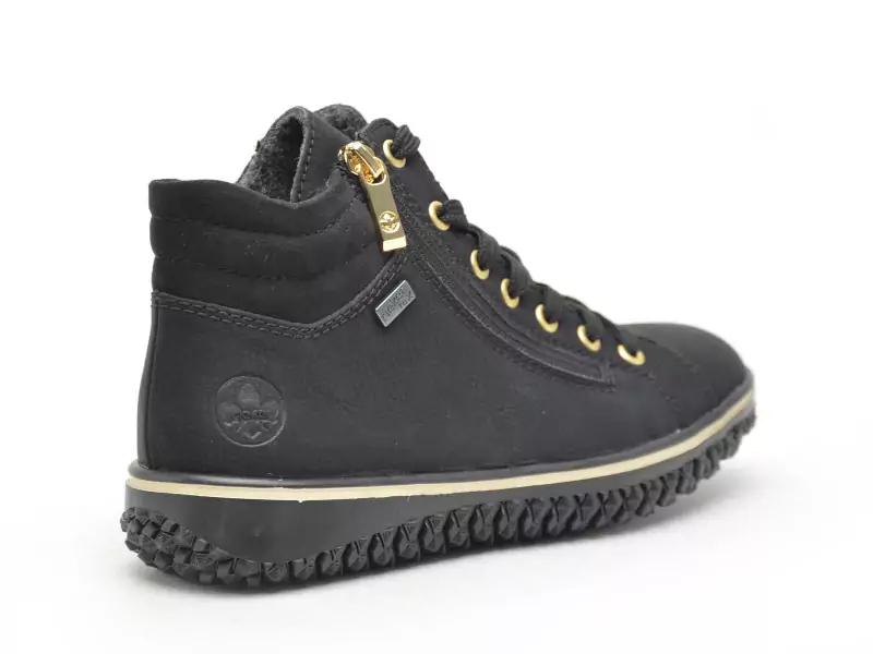 Rieker Z4263 Noir Basket Montante Femme