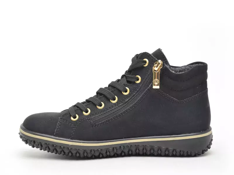 Rieker Z4263 Noir Basket Montante Femme
