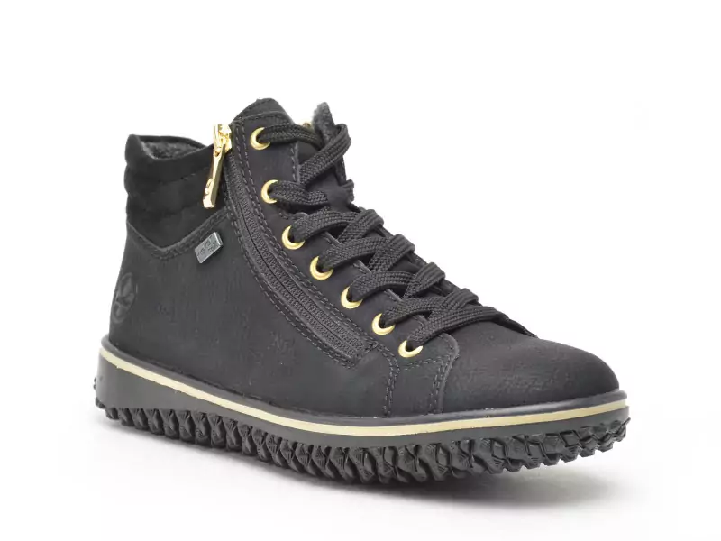Rieker Z4263 Noir Basket Montante Femme