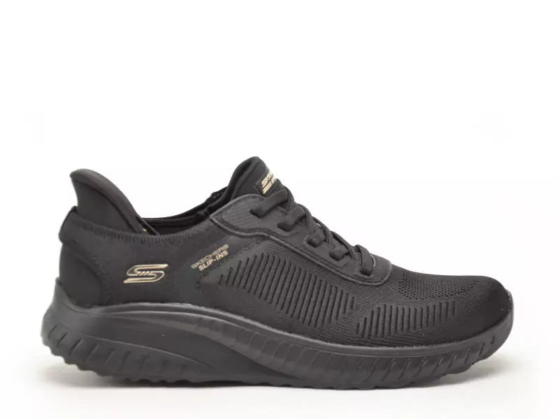 Skechers 117497 BOBSPORT SQ Noir Baskets Basses Femme