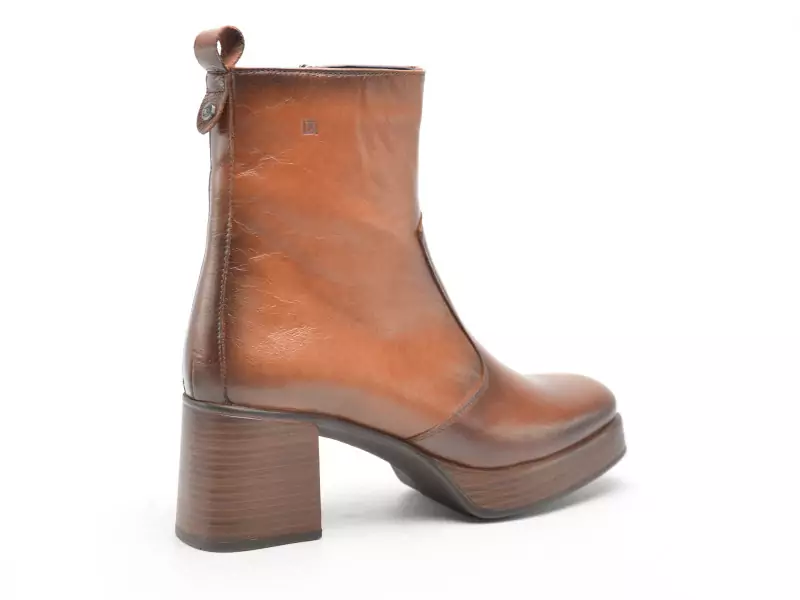 Dorking D9157 AL Marron Boots et Bottines à Talons Femme