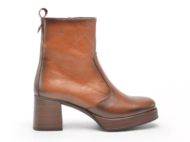 Dorking D9157 AL Marron Boots et Bottines à Talons Femme