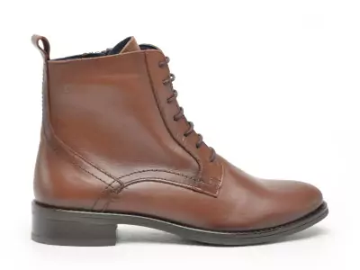 D8343SR Marron Boots et Bottines Plates Femme