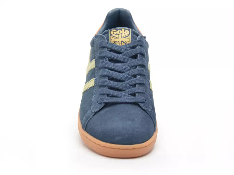 Gola EQUIPE2 SUEDE CMB387 Bleu Baskets Basses Homme