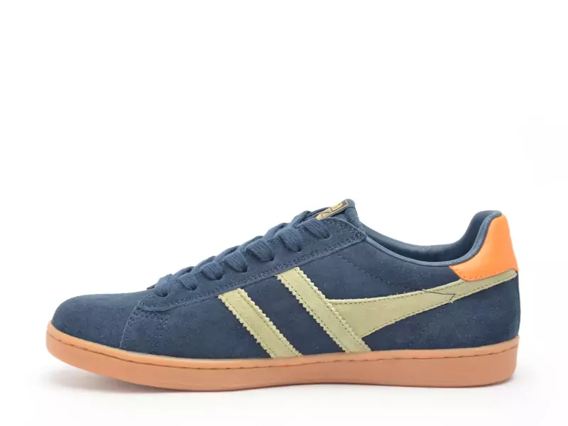 Gola EQUIPE2 SUEDE CMB387 Bleu Baskets Basses Homme