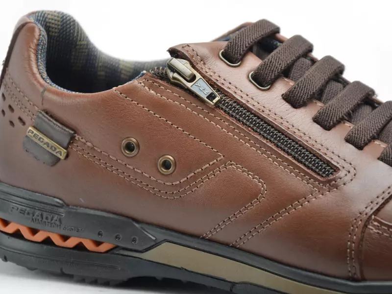 114858 Marron Baskets Basses Homme