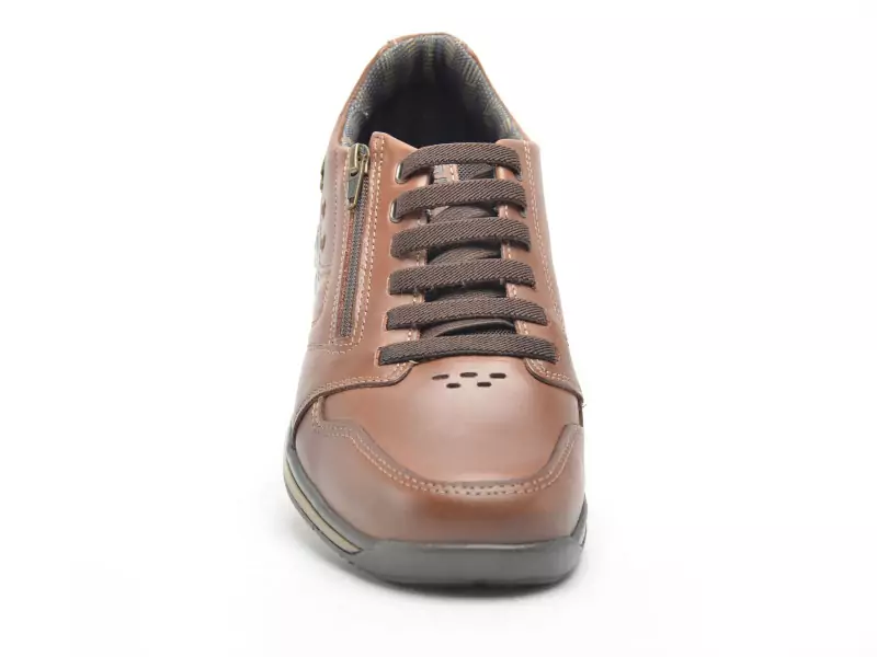  114858 Marron Baskets Basses Homme