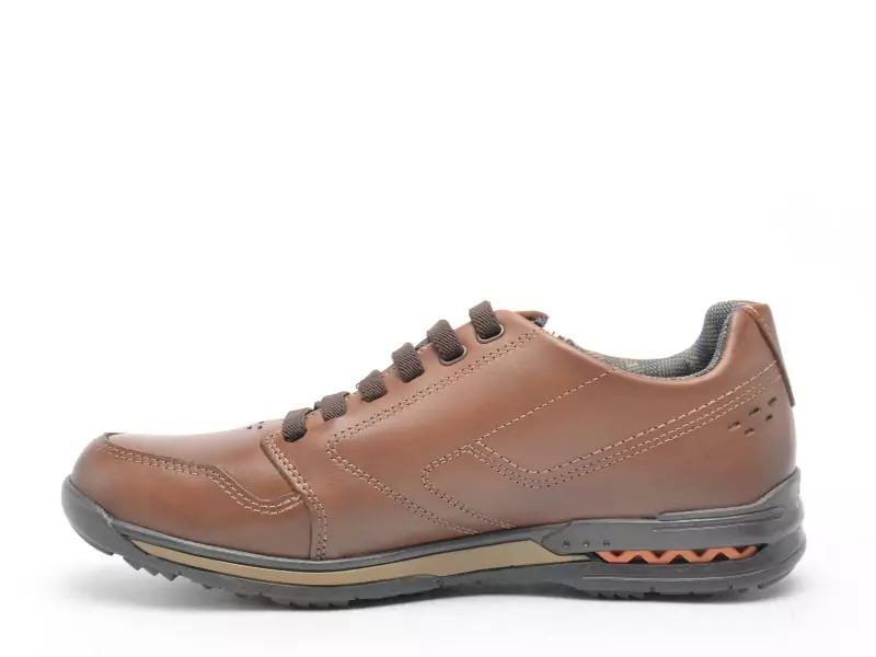  114858 Marron Baskets Basses Homme