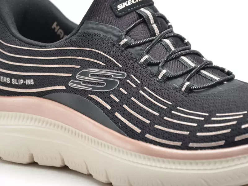 Skechers 150611 Noir Baskets Basses Femme