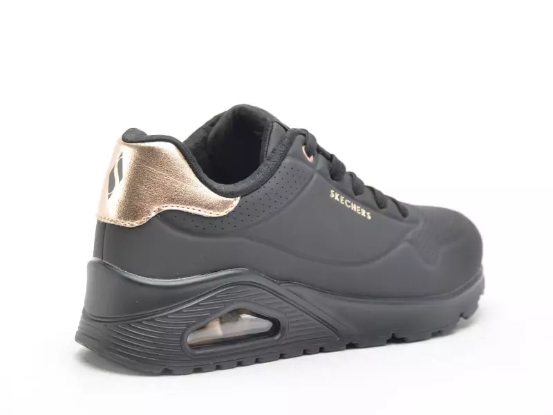 Skechers 177094 Noir Baskets Basses Femme