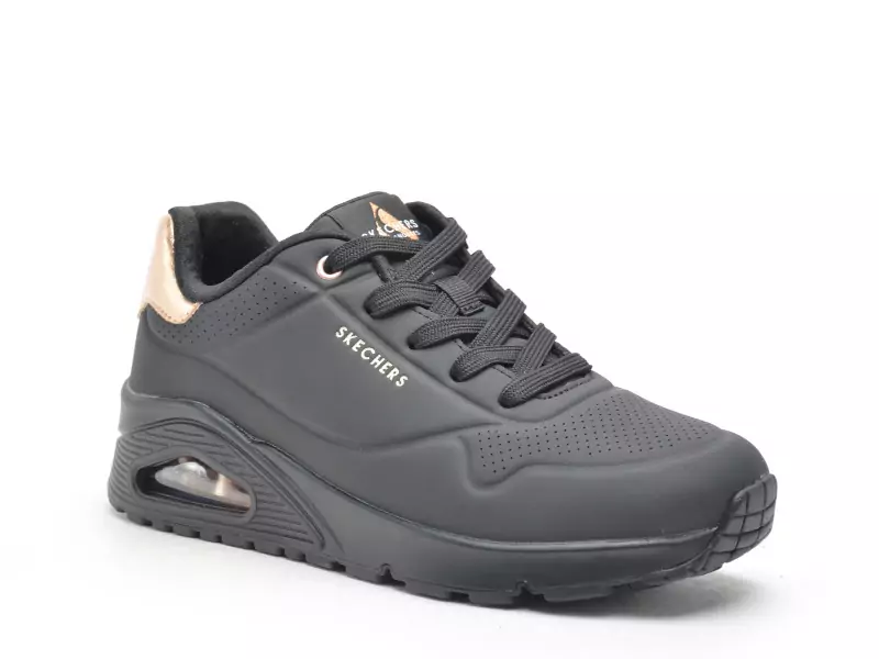 Skechers 177094 Noir Baskets Basses Femme